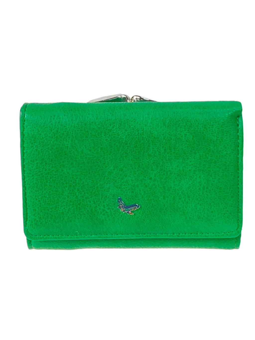 Женский кошелек с фермуаром из натуральной кожи, мультицвет - Greta фото 19