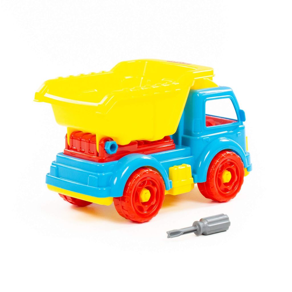 Конструктор-транспорт Автомобиль-самосвал (в сеточке) - Полесье фото 3