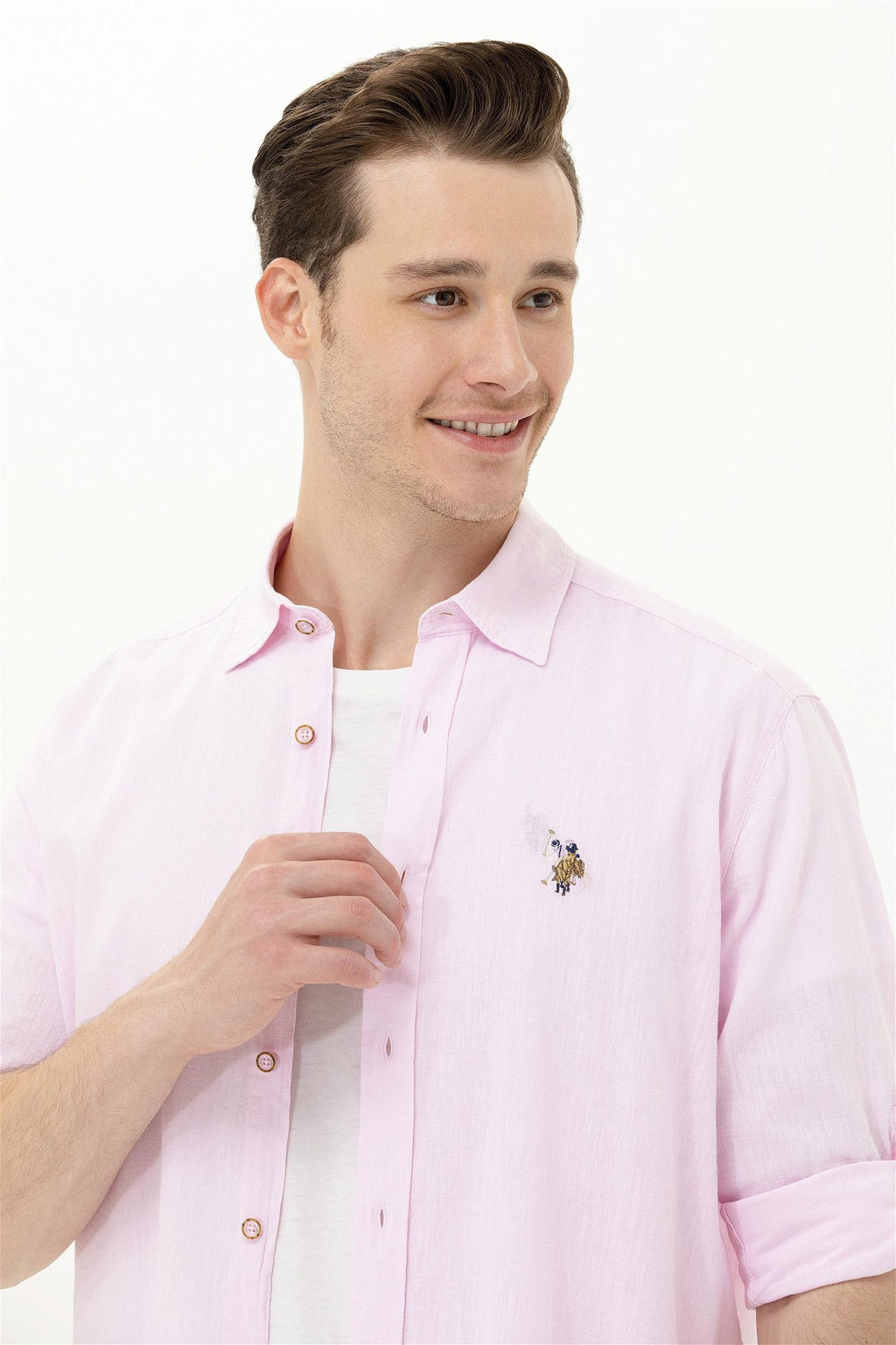 Мужская базовая рубашка с длинным рукавом Magnolia - U.s. polo assn фото 3