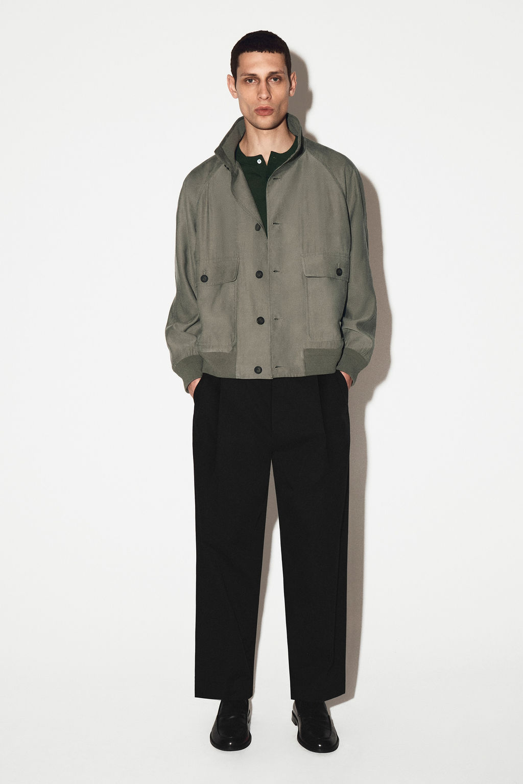 PANTAL?N DE PINZAS TAPERED LEG RELAXED FIT - H&m фото 8