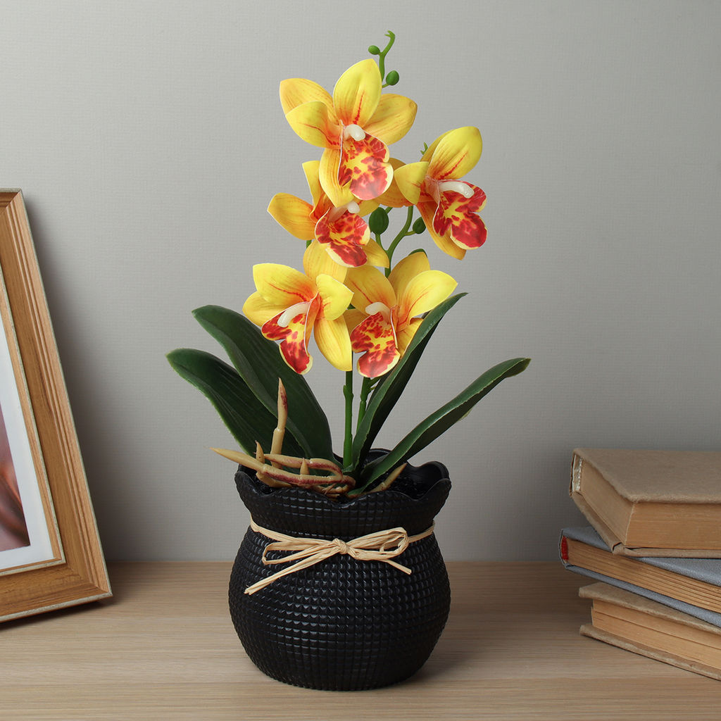 Цена за 1 шт. Цветочная композиция Орхидея / ZH-022 /уп 10/72/ - Галеонтрейд фото 14