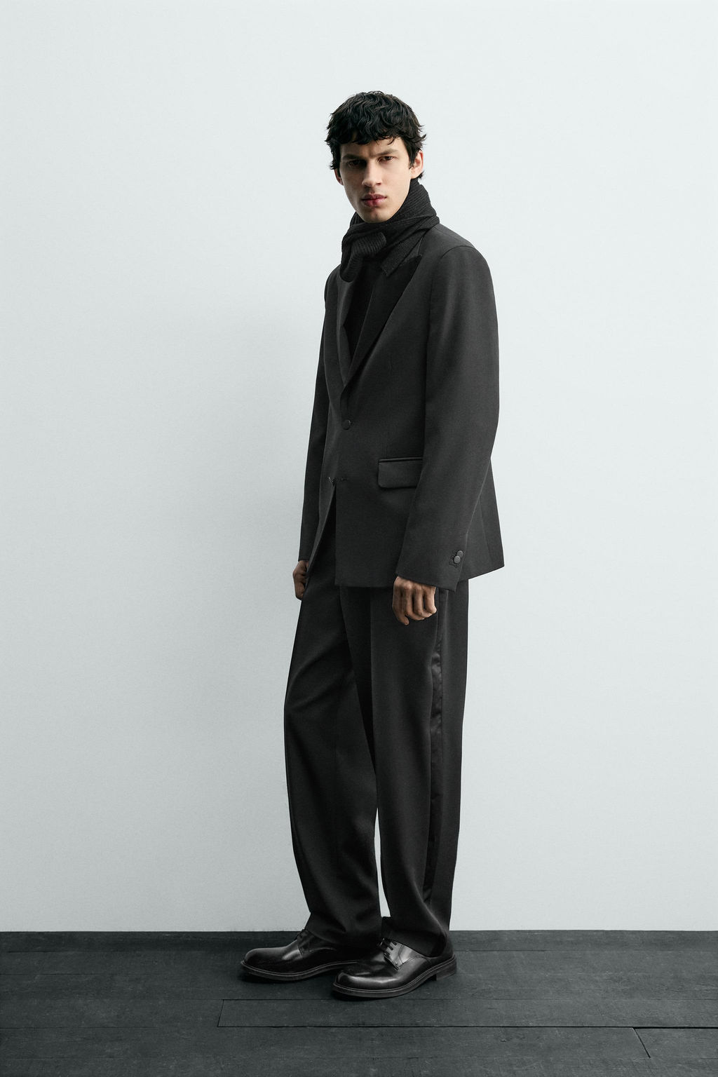 WOOL BLEND DINNER JACKET BLAZER - Zara фото 4