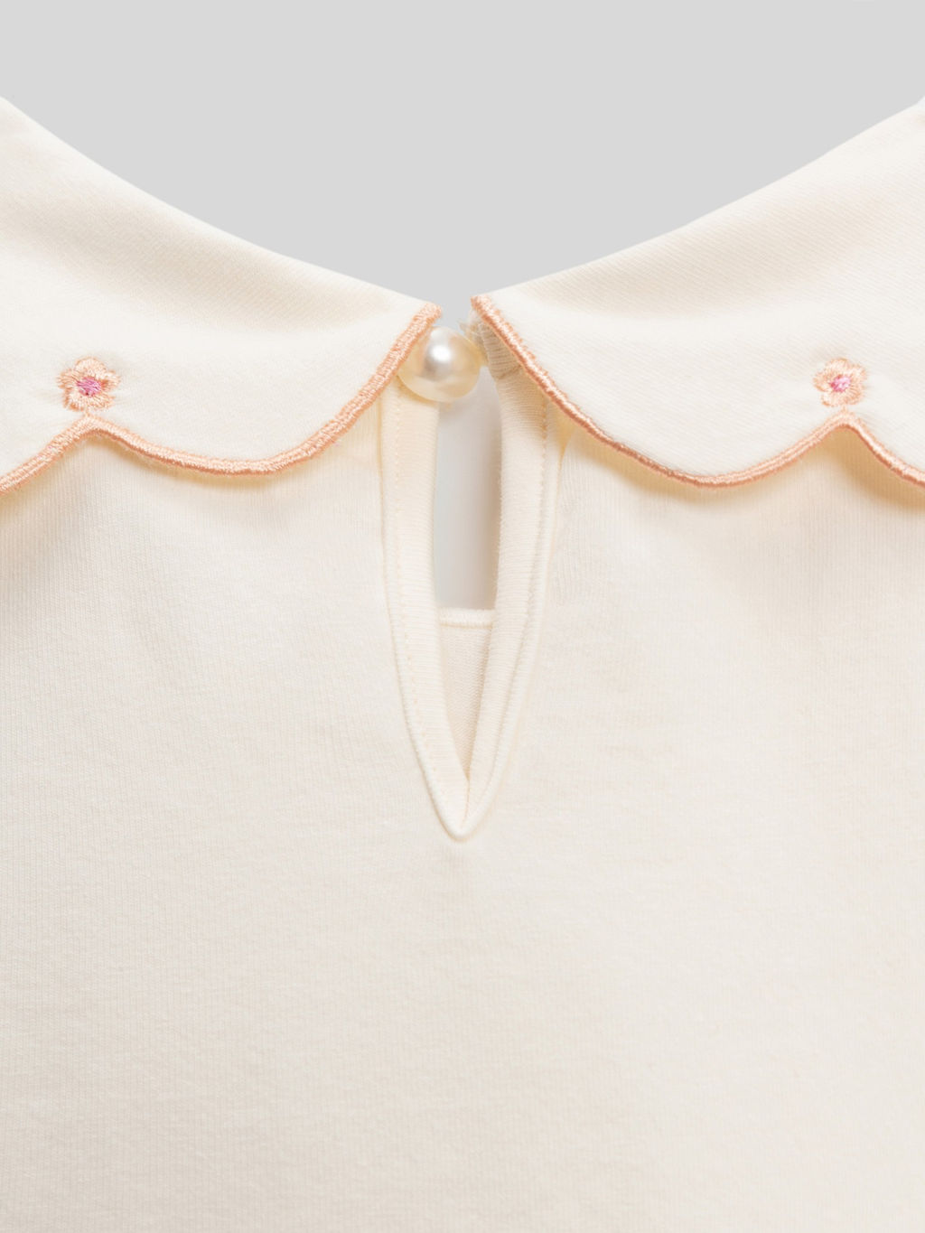 ACOOLA / Блузка детская для девочек Belen молочный  фото 6