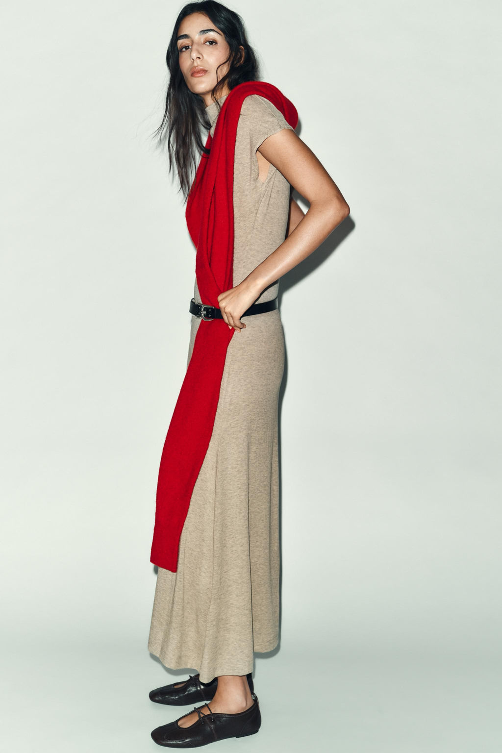 MAXI HIGH NECK DRESS - Zara фото 4