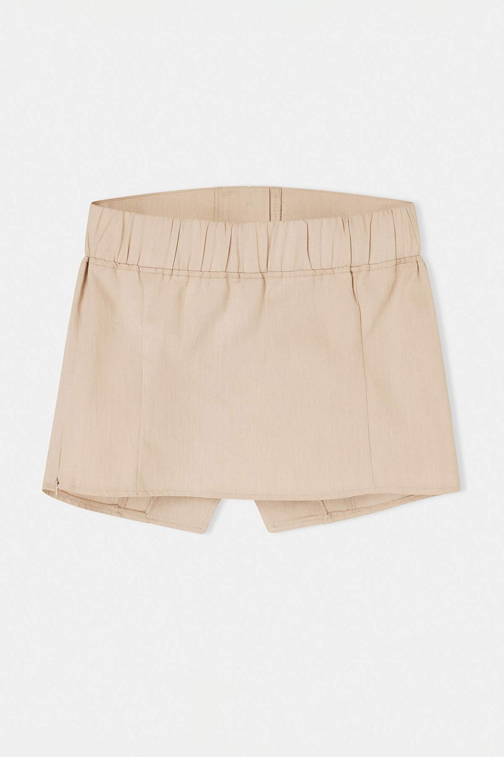 Bej Dugme Detayl? Straplez Dokuma Bluz TWOSS26BZ00450