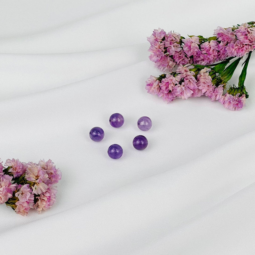Бусины для украшений из Аметиста (5 шт)