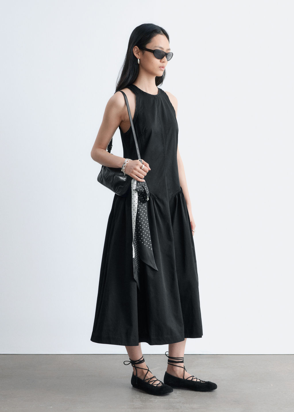 Vestido midi acampanado - H&m фото 8