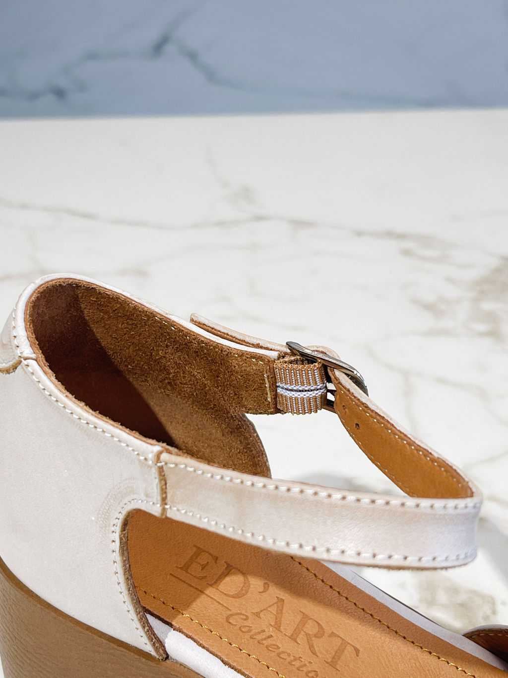 Босоножки 5032.23663be.Вакса пудра+коричневый