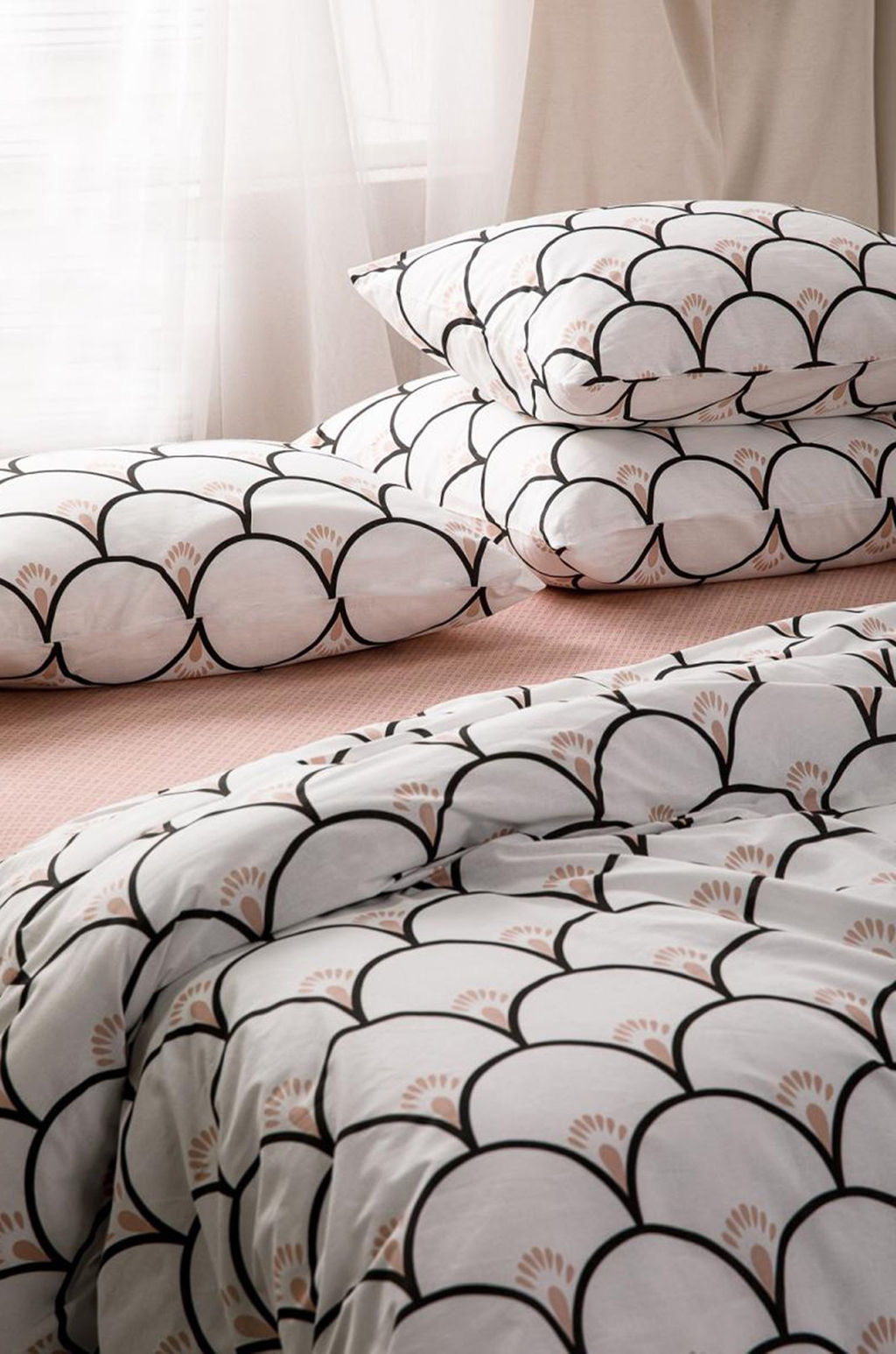 Постельное белье из поплина, 1,5 сп, наволочки 70*70 Ночь Нежна  фото 3