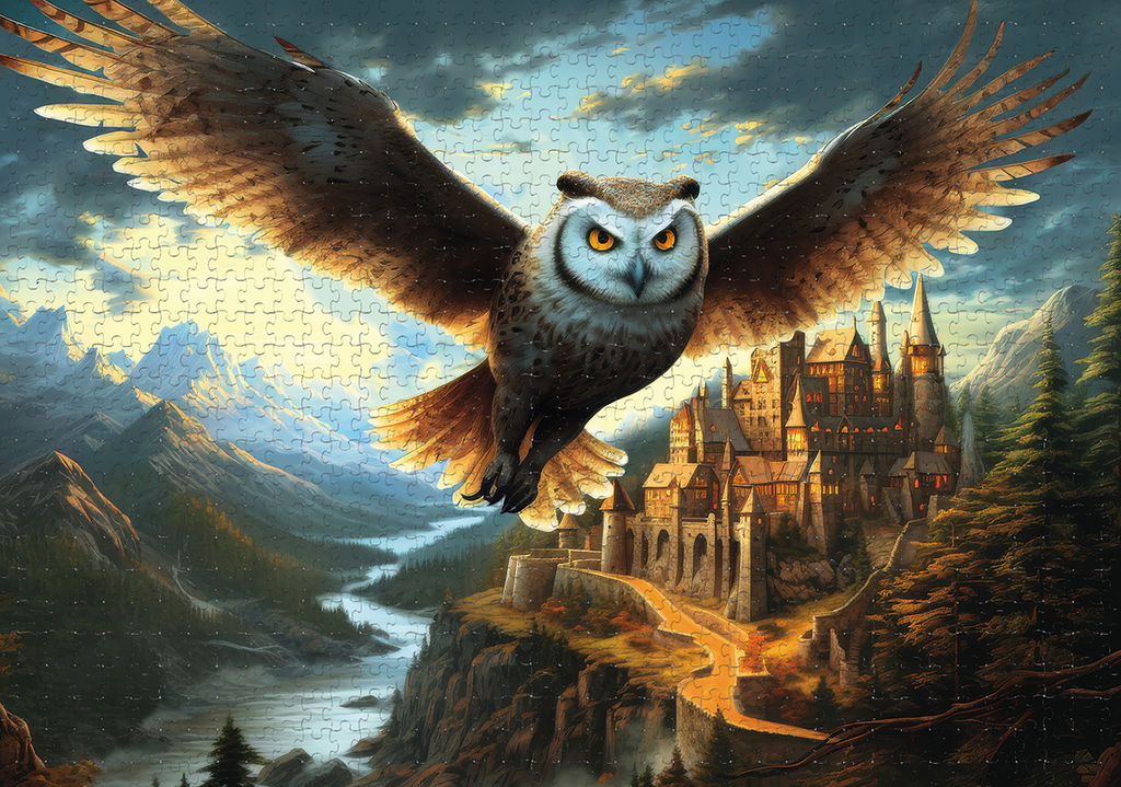 ФРЕЯ Пазл 1500 элемент. PZL-1500/31 Сова над зачарованным замком
