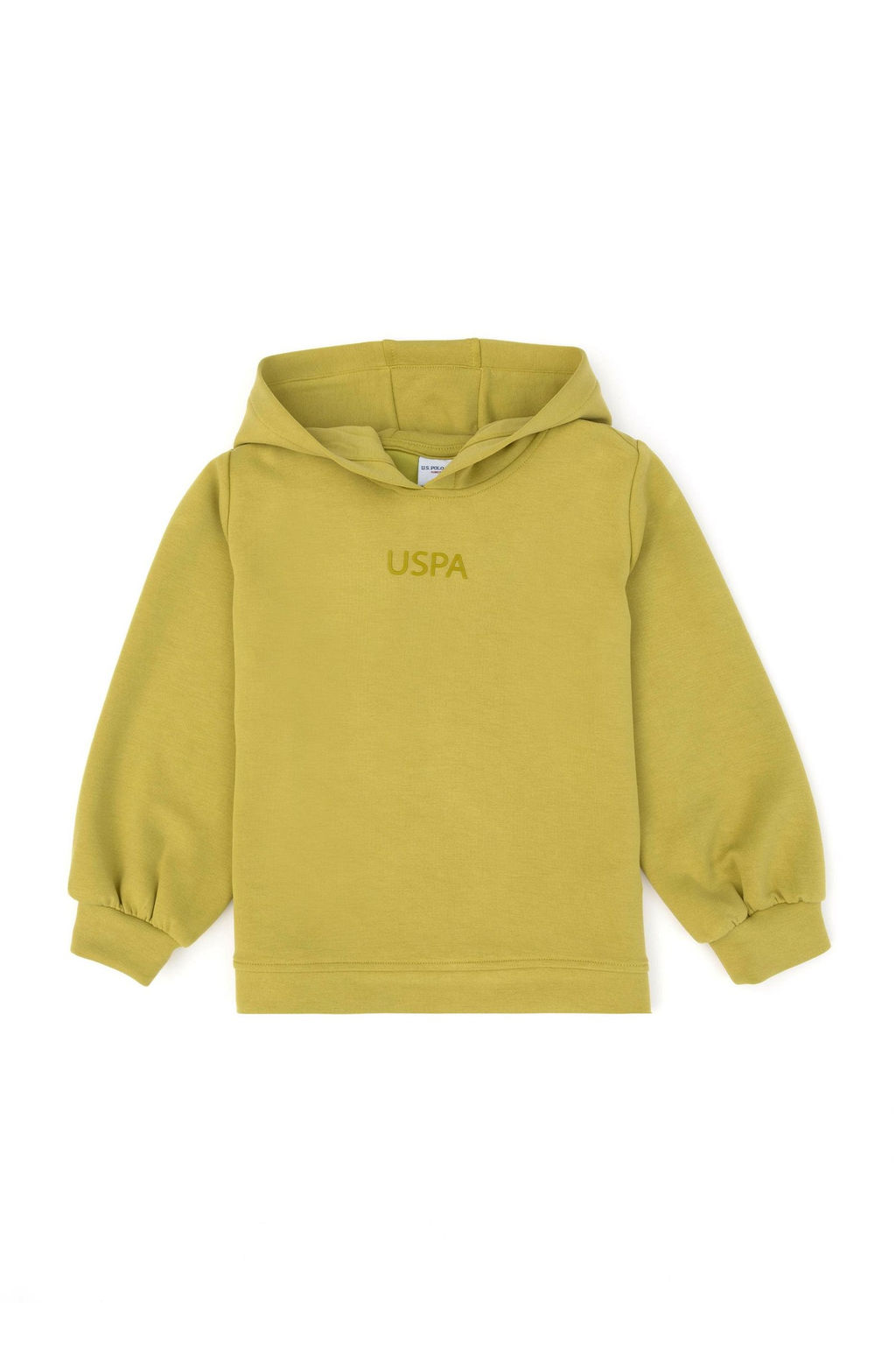 Толстовка для девочек фисташково-зеленого цвета - U.s. polo assn фото 4