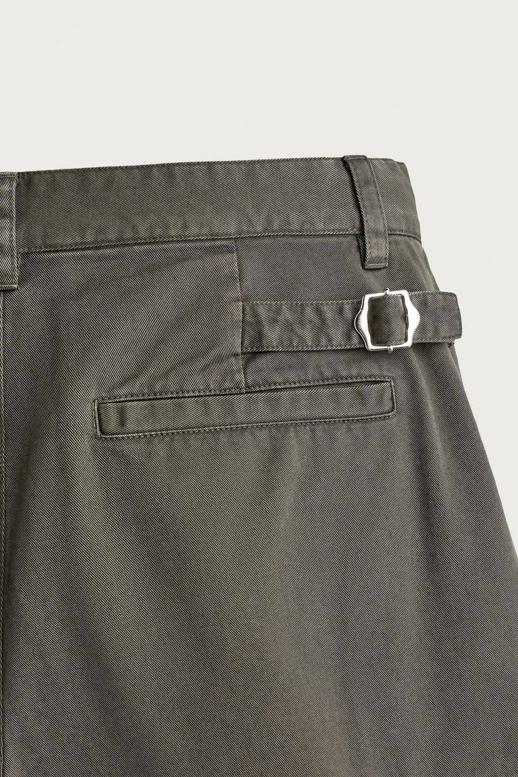 BERMUDA CARGO RELAXED FIT TRABILLAS / Khaki oscuro - Zara фото 4