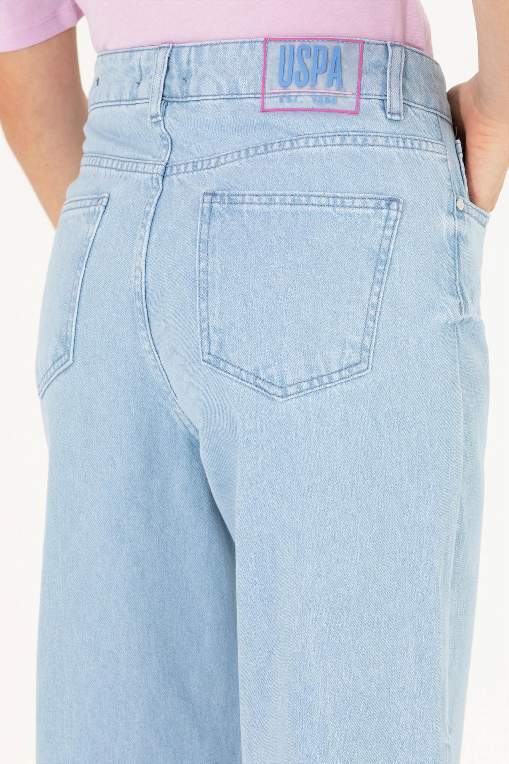 Женские голубые джинсовые брюки - U.s. polo assn фото 14