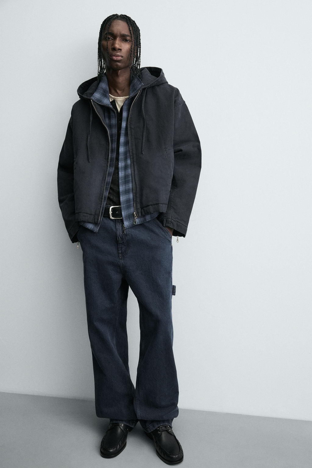 BOXY FIT TEXTURED JACKET - Zara фото 6