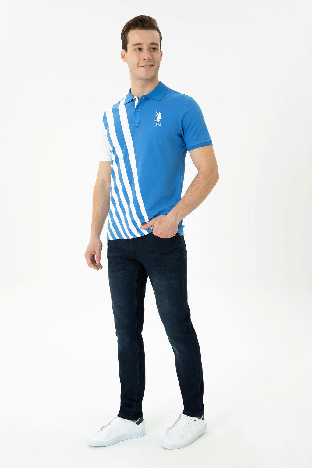U. S. Polo Assn / Мужские темно-синие джинсовые брюки - U.s. polo assn фото 3