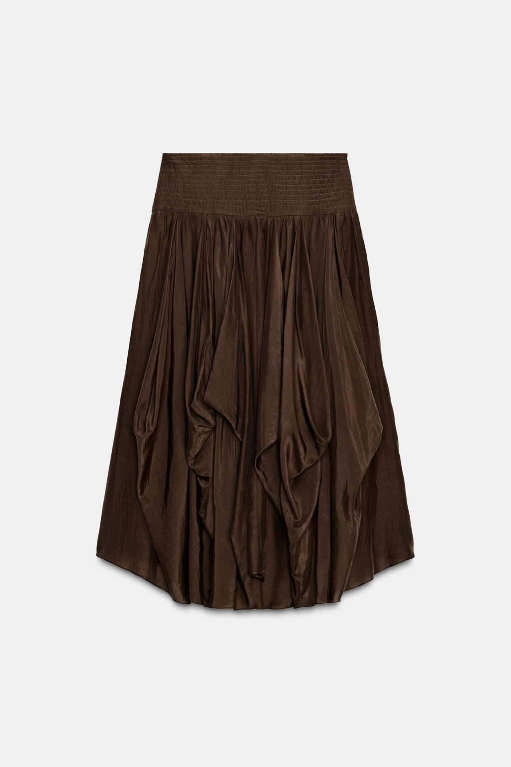 ZW COLLECTION VOLUMINOUS MIDI SKIRT - Zara фото 6