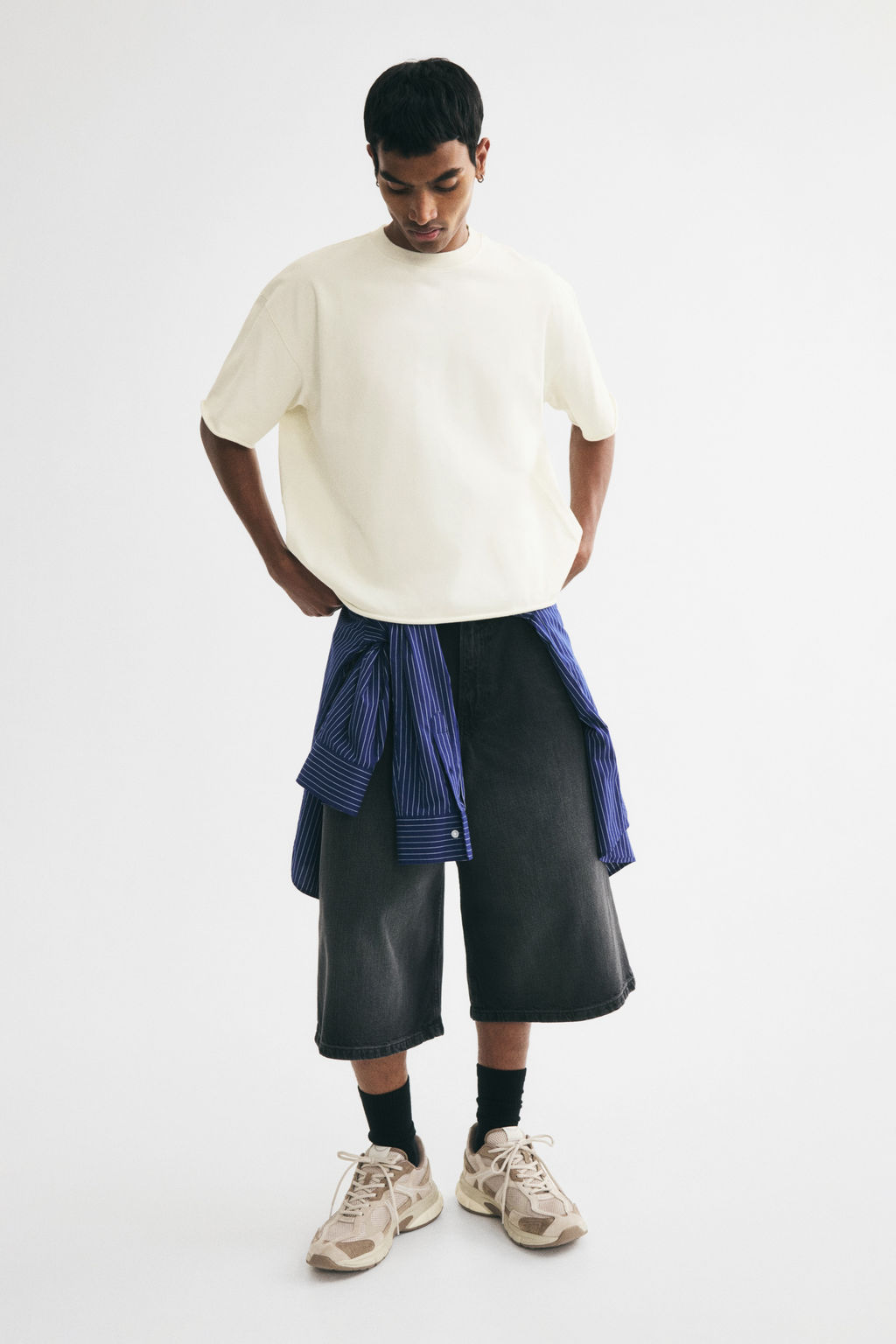 Camiseta boxy Oversized Fit - H&m фото 9