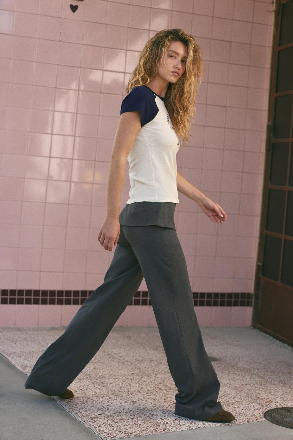 OVERLAY WAIST TROUSERS - Zara фото 4