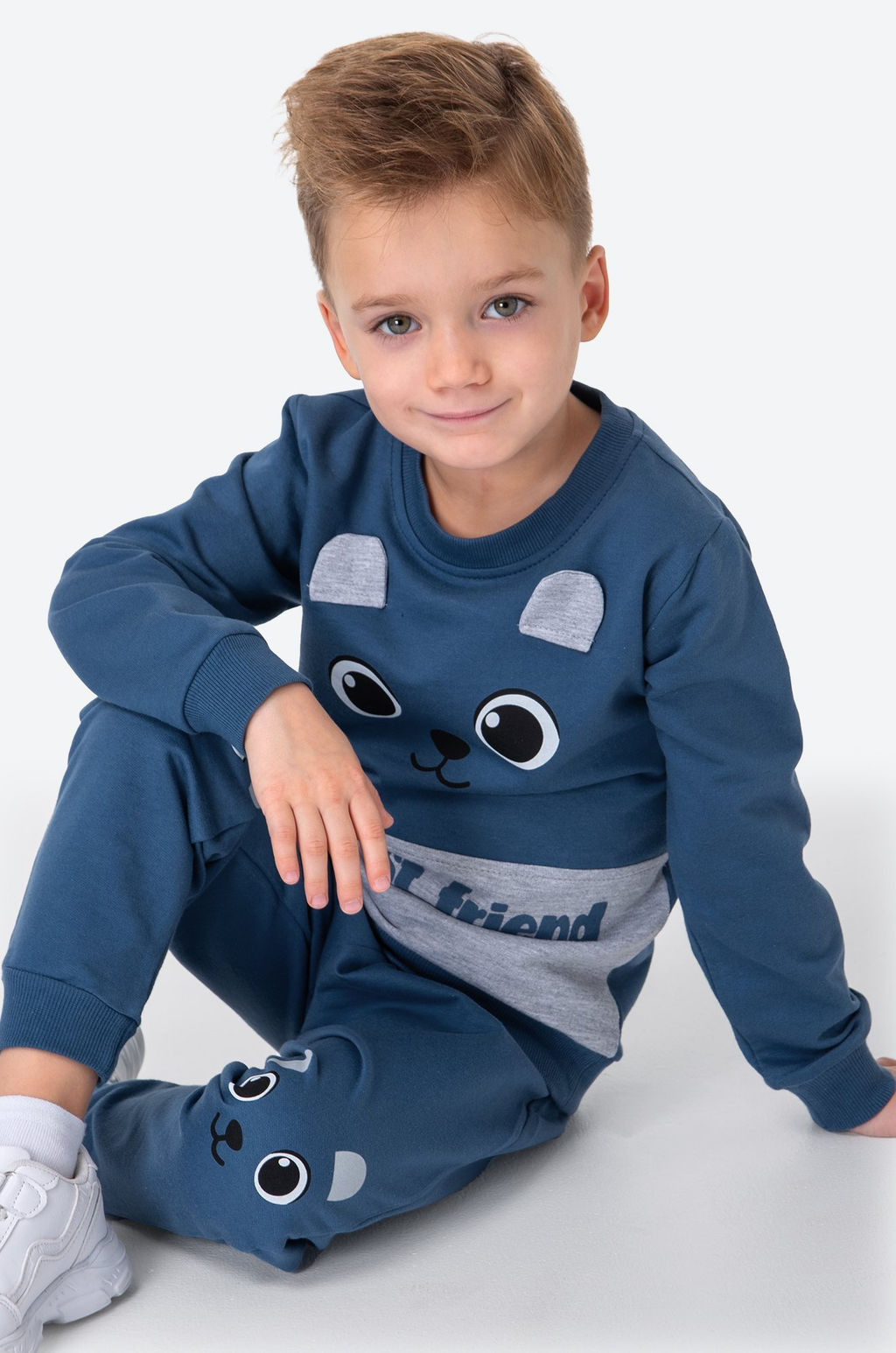 Костюм для мальчика из футера Happyfox  фото 36