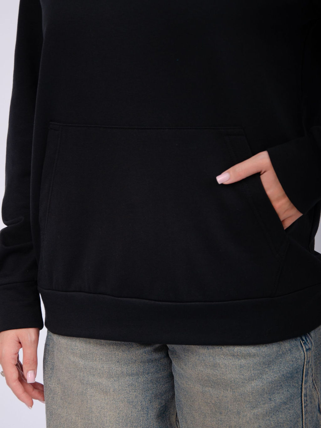 Худи Ханна, футер 2-х нитка начес - Малина фото 9