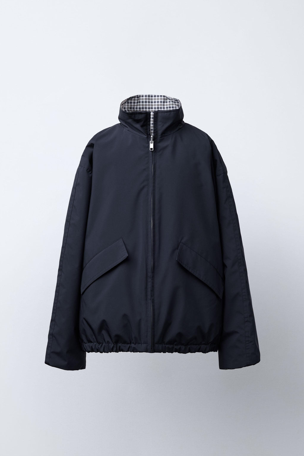 REVERSIBLE AND WATER-REPELLENT CHECK JACKET BENSIMON ® X ZARA