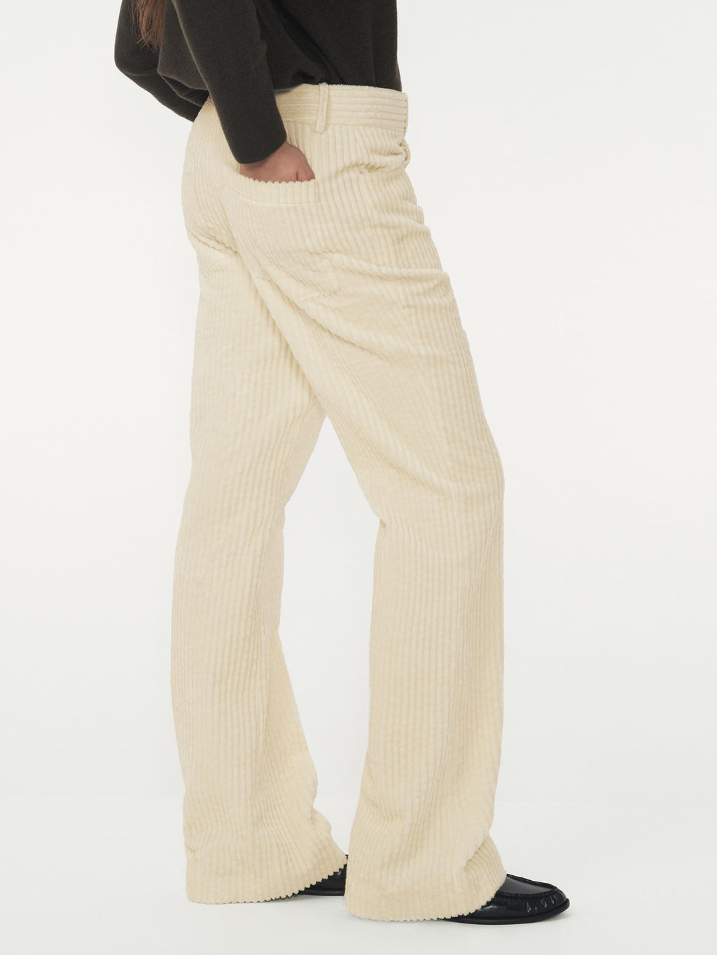 FLARE CORDUROY TROUSERS - THE ITEM ZARA WOMAN фото 6