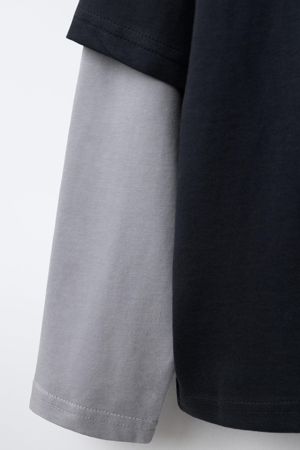 DOUBLE SLEEVE SLOGAN T-SHIRT - Zara фото 12
