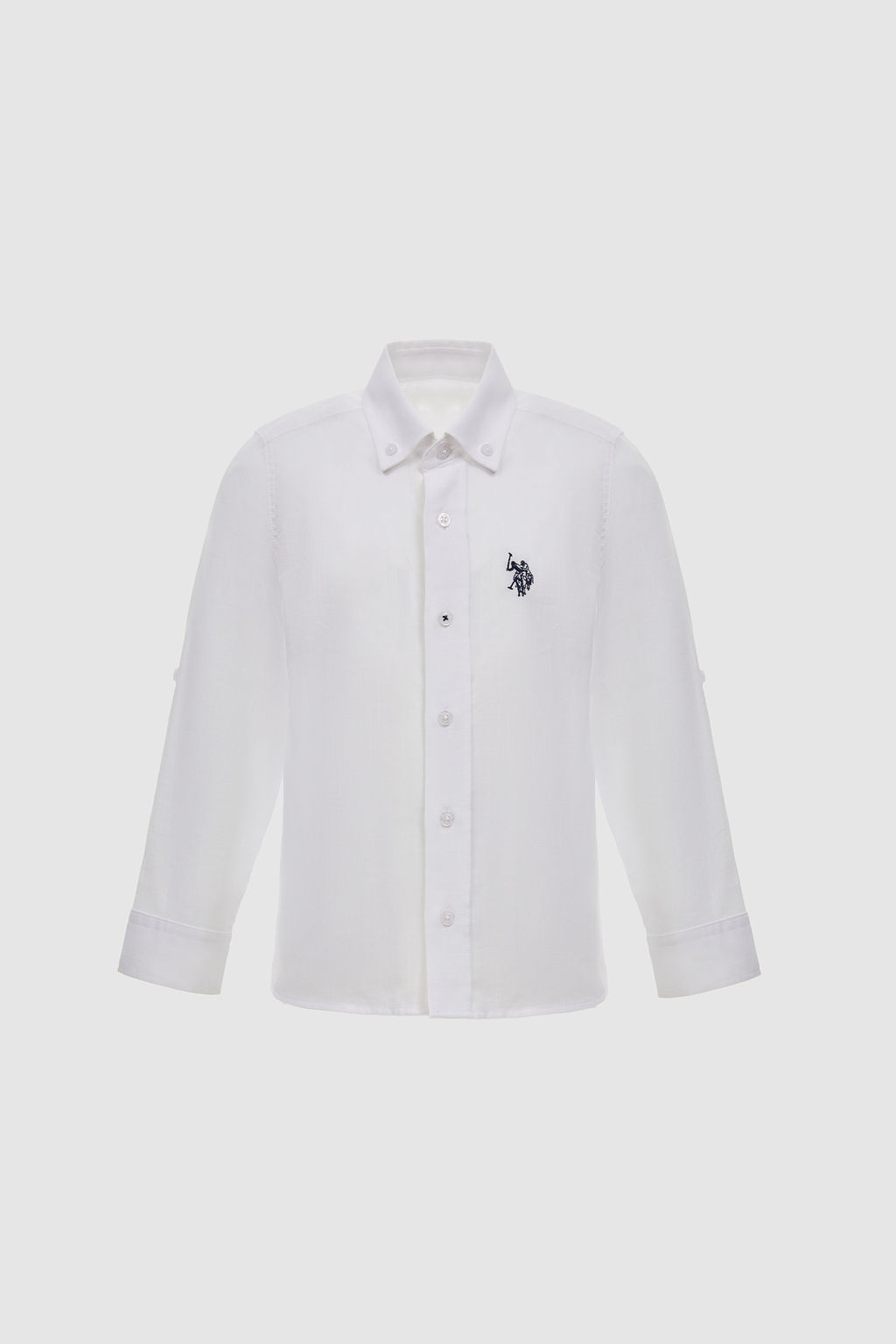 Erkek Гocuk Beyaz Uzun Kollu Basic GГmlek - U.s. polo assn фото 5