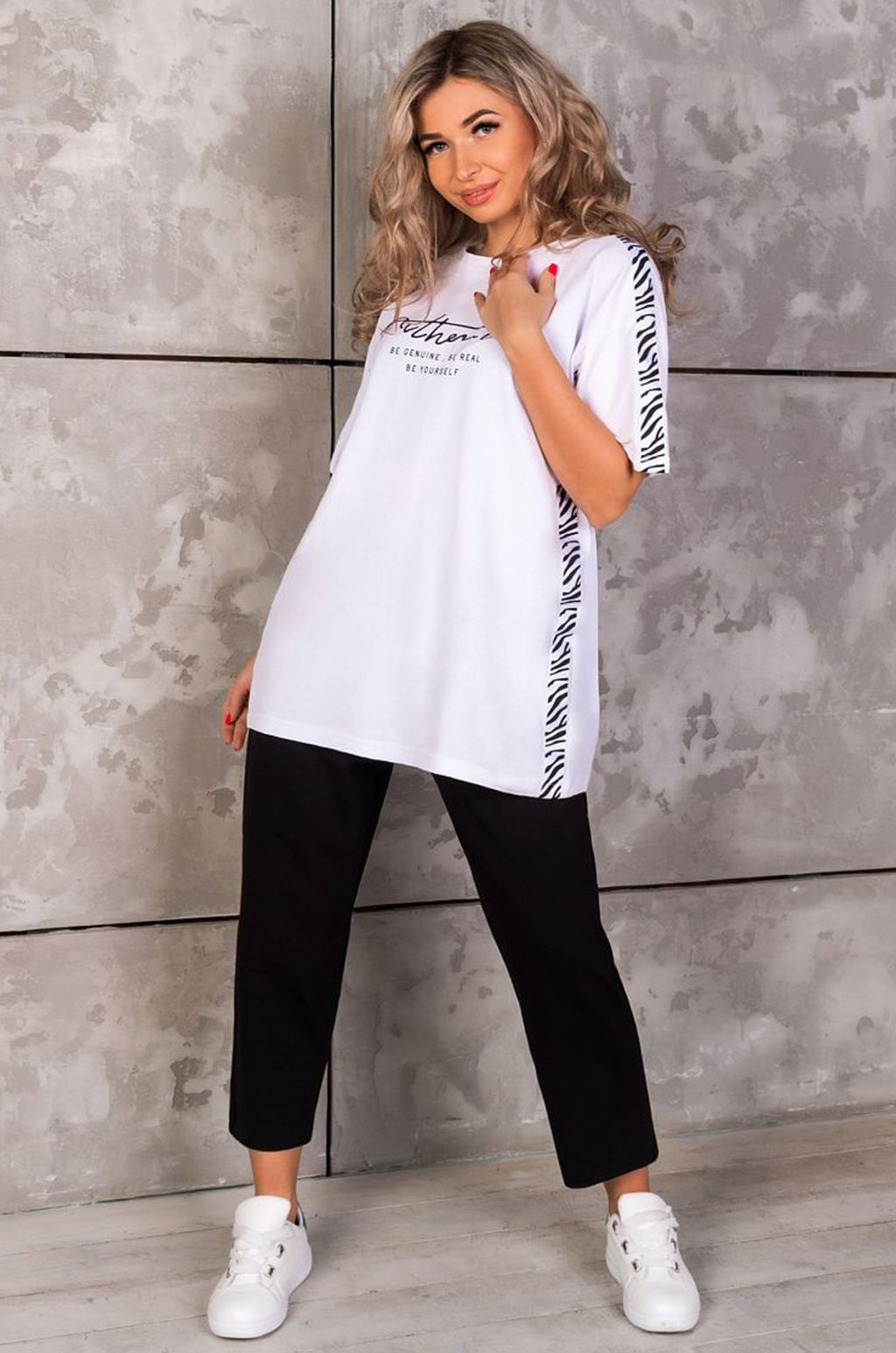 Женский костюм из футера двухнитки Brosko