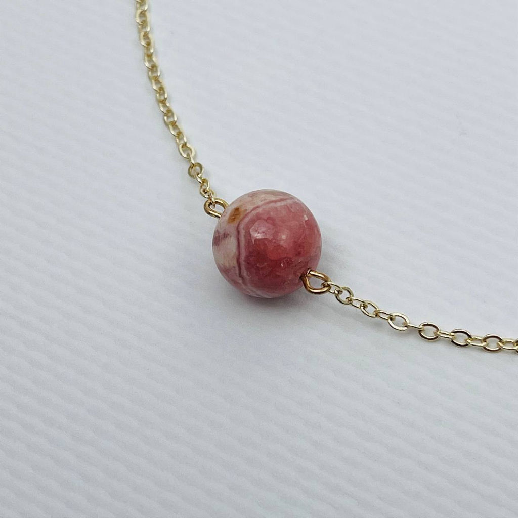 Кулон на цепочке из Родохрозита 43 см +