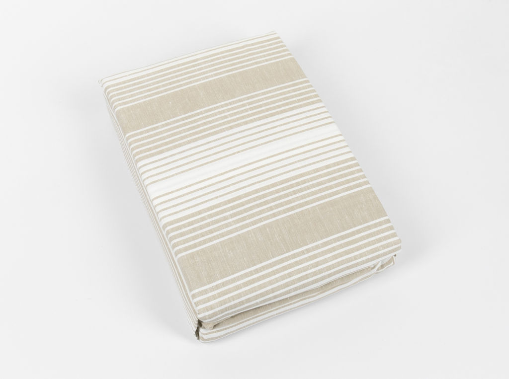 24С81-ШР/уп. 215*175 КПБ цв. 3 рис. 8 полоска белый с беж.