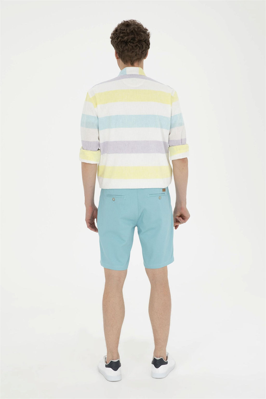 Мужские мятные тканые шорты Неожиданная скидка в корзине - U.s. polo assn фото 4