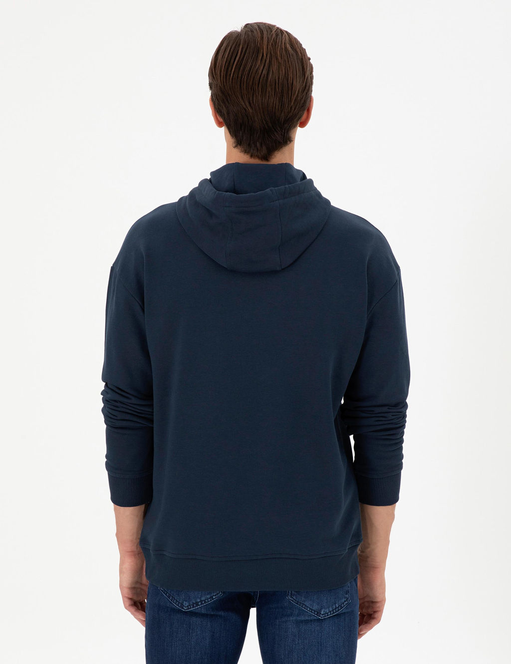 Мужской темно-синий базовый свитшот Неожиданная скидка в корзине - U.s. polo assn фото 5