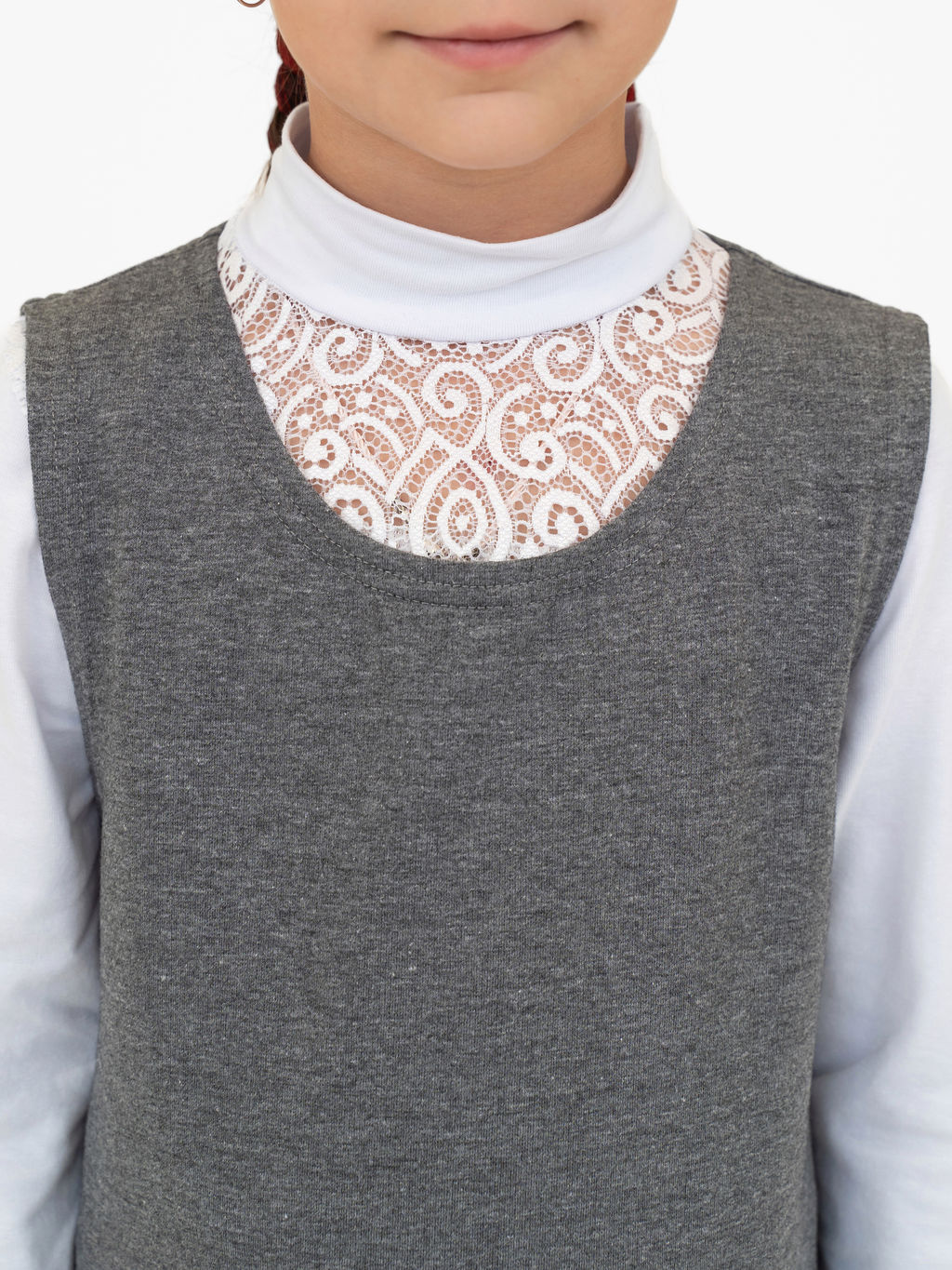 Сарафан детский антрацит