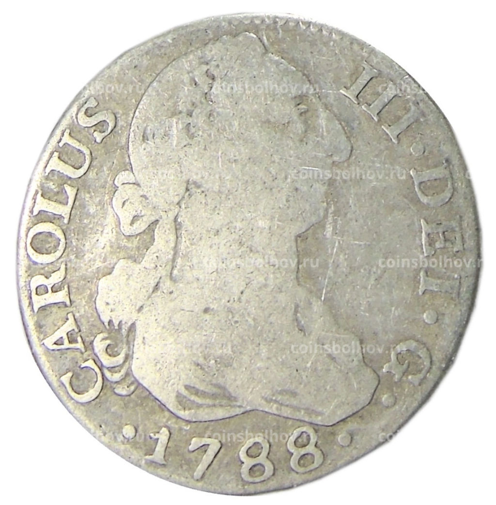 2 реала 1788 года Испания