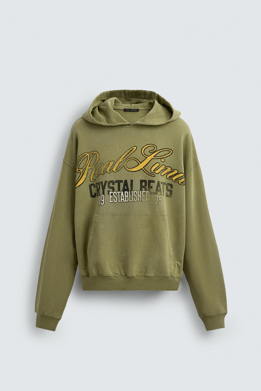 WASHED SLOGAN SWEATSHIRT - Zara фото 7