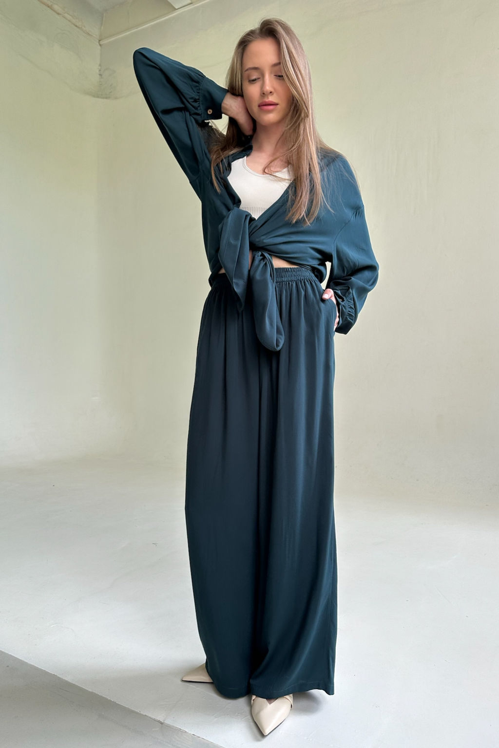 Костюм женский SET065/10/Изумруд - M&G all natural фото 8