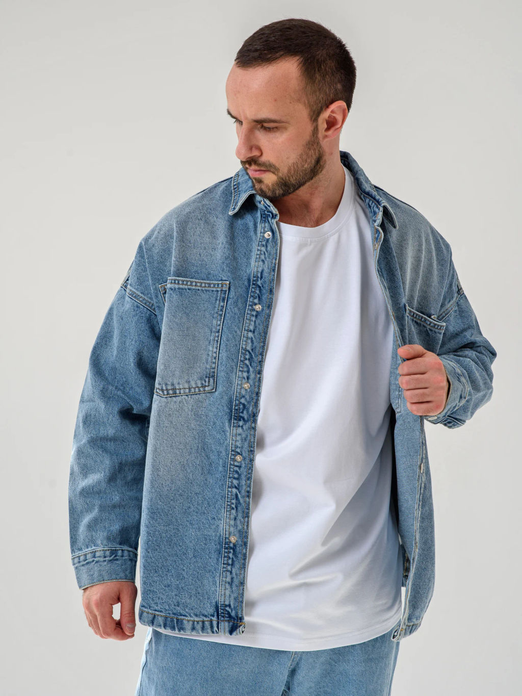 Хлопковая футболка  Оверсайз - Оптима фото 4