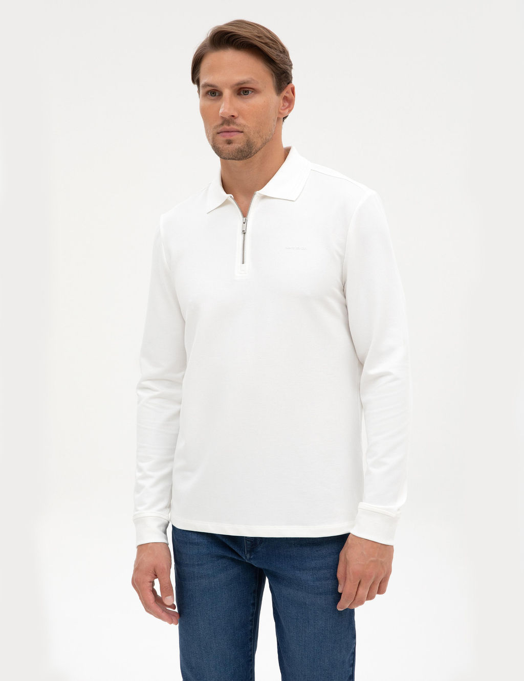 Ekru Regular Fit Sweatshirt - Pierre cardin фото 3