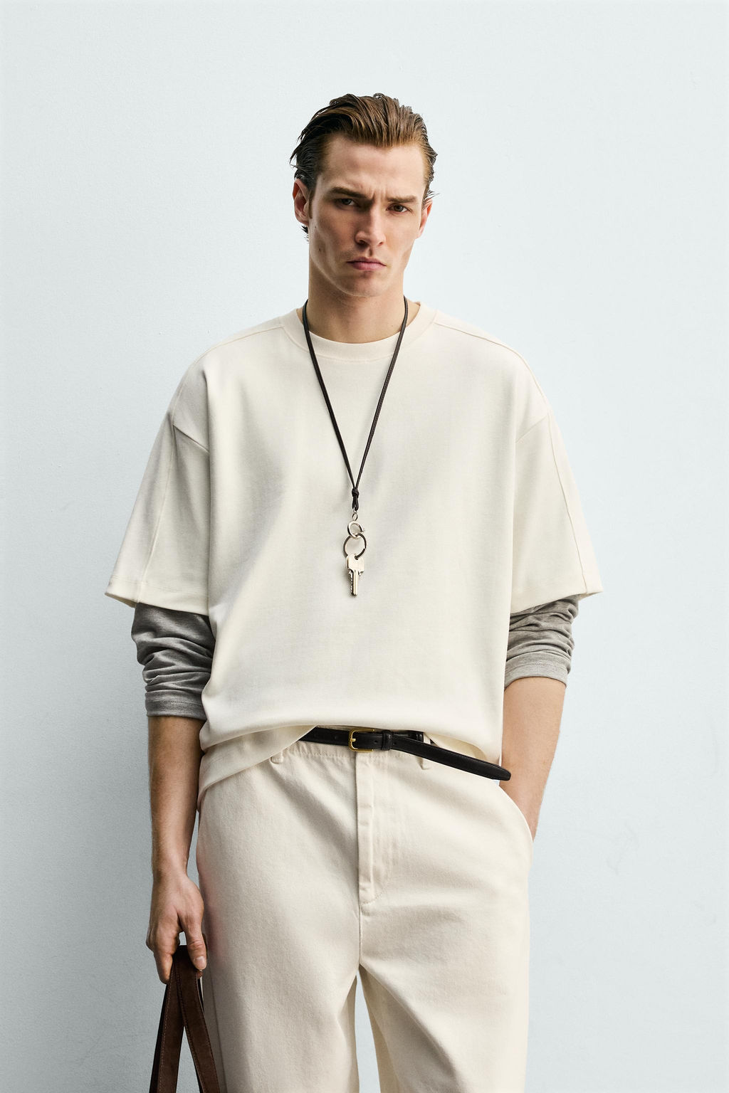 COMPACT TEXTURED SWEATSHIRT - Zara фото 10