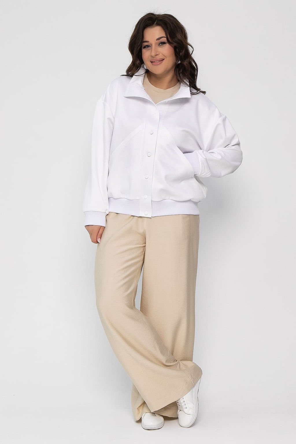 Бомбер Моя мечта (белый) Б13359-13М - Lt collection фото 8