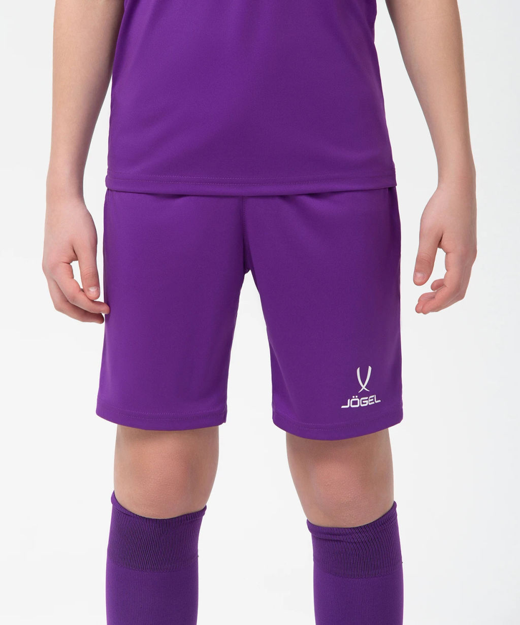 Шорты игровые JOGEL CAMP Classic Shorts, фиолетовый/белый, детский  фото 3