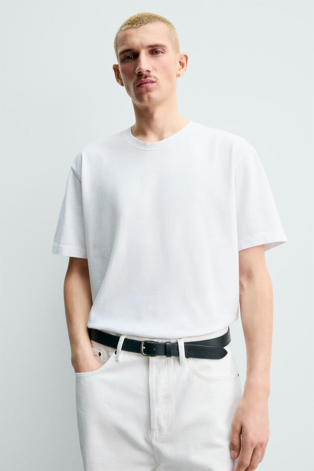 HEAVYWEIGHT SHORT SLEEVE T-SHIRT - Zara фото 14