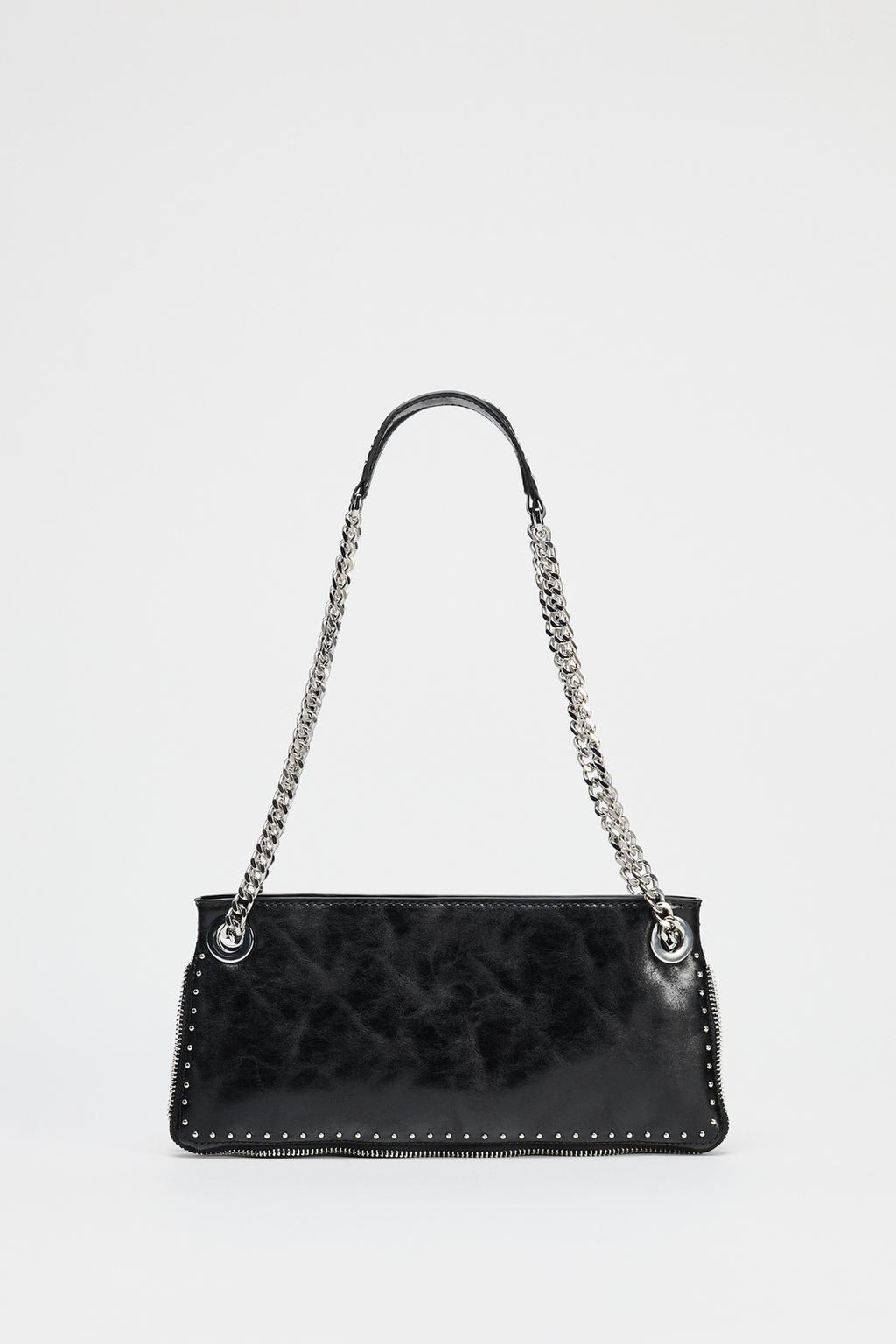 STUDDED ELONGATED BAG - Zara фото 2