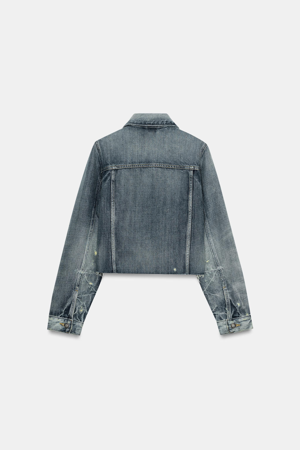 ZW COLLECTION CROPPED DENIM JACKET - Zara фото 8
