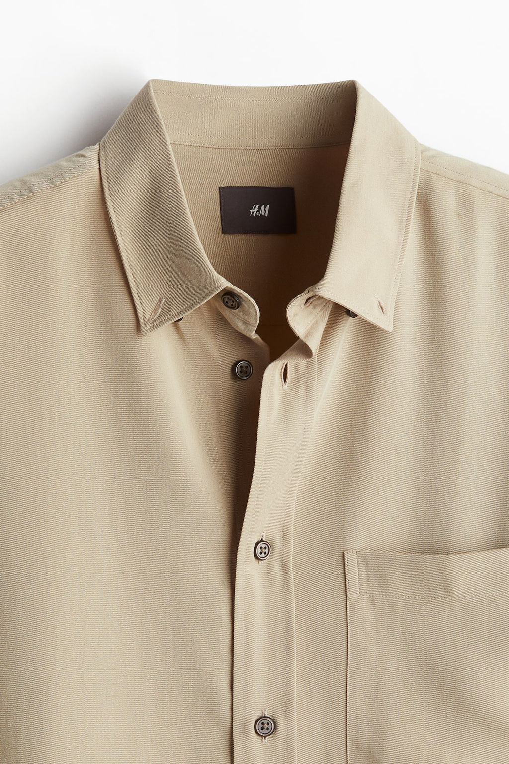 Camisa de lyocell Regular Fit - H&m фото 7