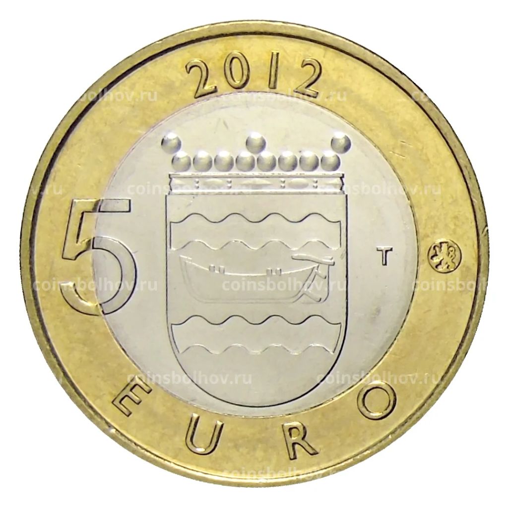 5 евро 2012 года Финляндия  Исторические регионы Финляндии. Строения  Уусимаа