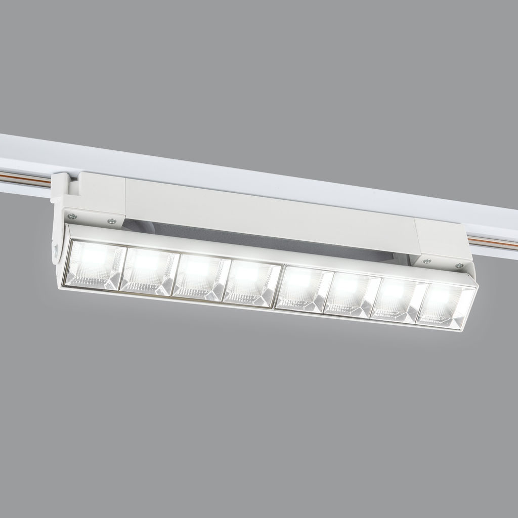 ULB-Q283 20W/4000K WHITE Светильник-прожектор светодиодный трековый. Линейный. 1600 Лм. Белый свет (4000К). Корпус белый. ТМ Volpe