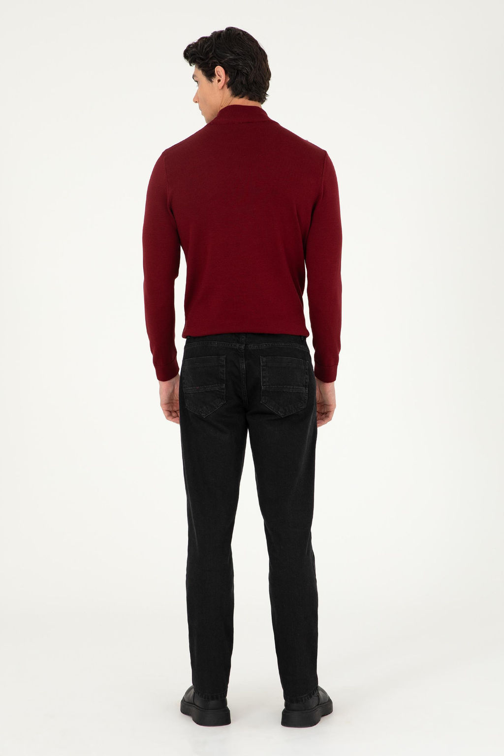 Мужские черные джинсовые брюки - U.s. polo assn фото 4