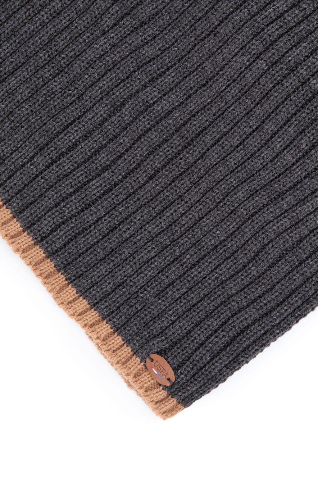 Мужской серый меланжевый шарф Неожиданная скидка в корзине